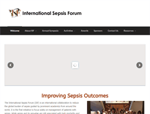 Tablet Screenshot of internationalsepsisforum.com